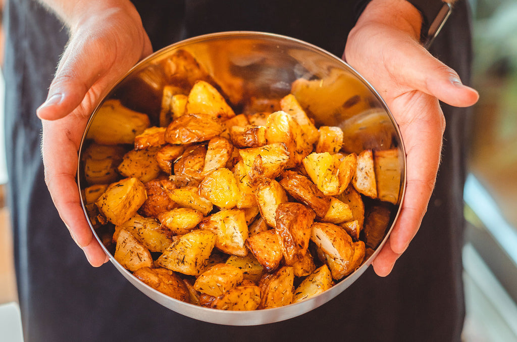 Roasted Potatoes with Garlic & Fine Herbs
