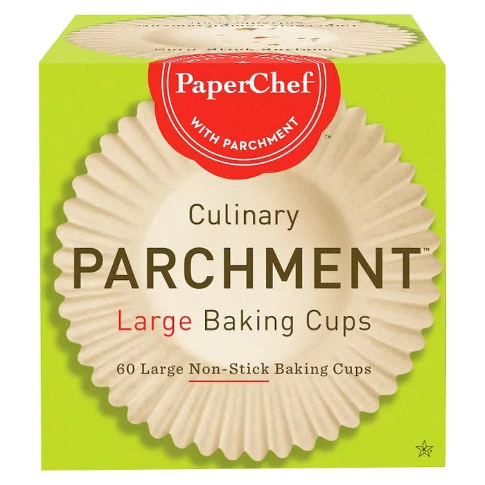 PaperChef Large Parchment Baking Cups (Pack of two)
